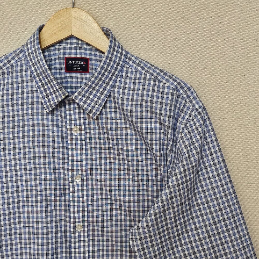 UNTUCKit Wrinkle Free Button Down L